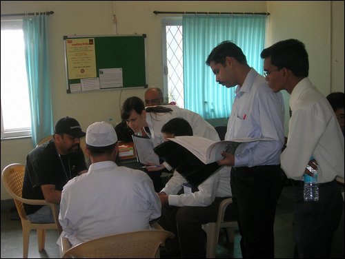 Opration Smile team screening the patients.JPG