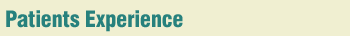 Patients Experience